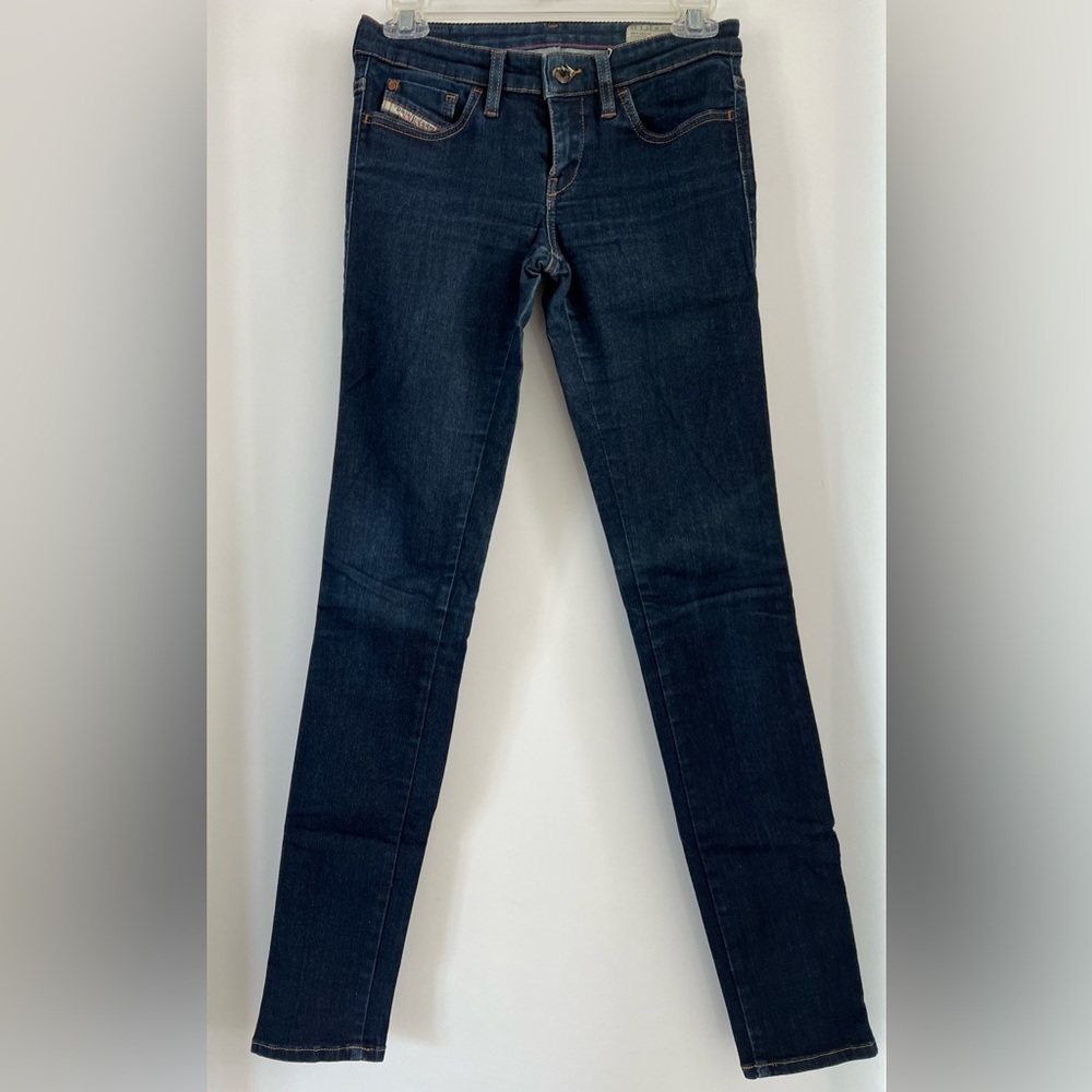 Diesel Womens Low Rise Skinzee Skinny Jeans Size 27 (32 length)